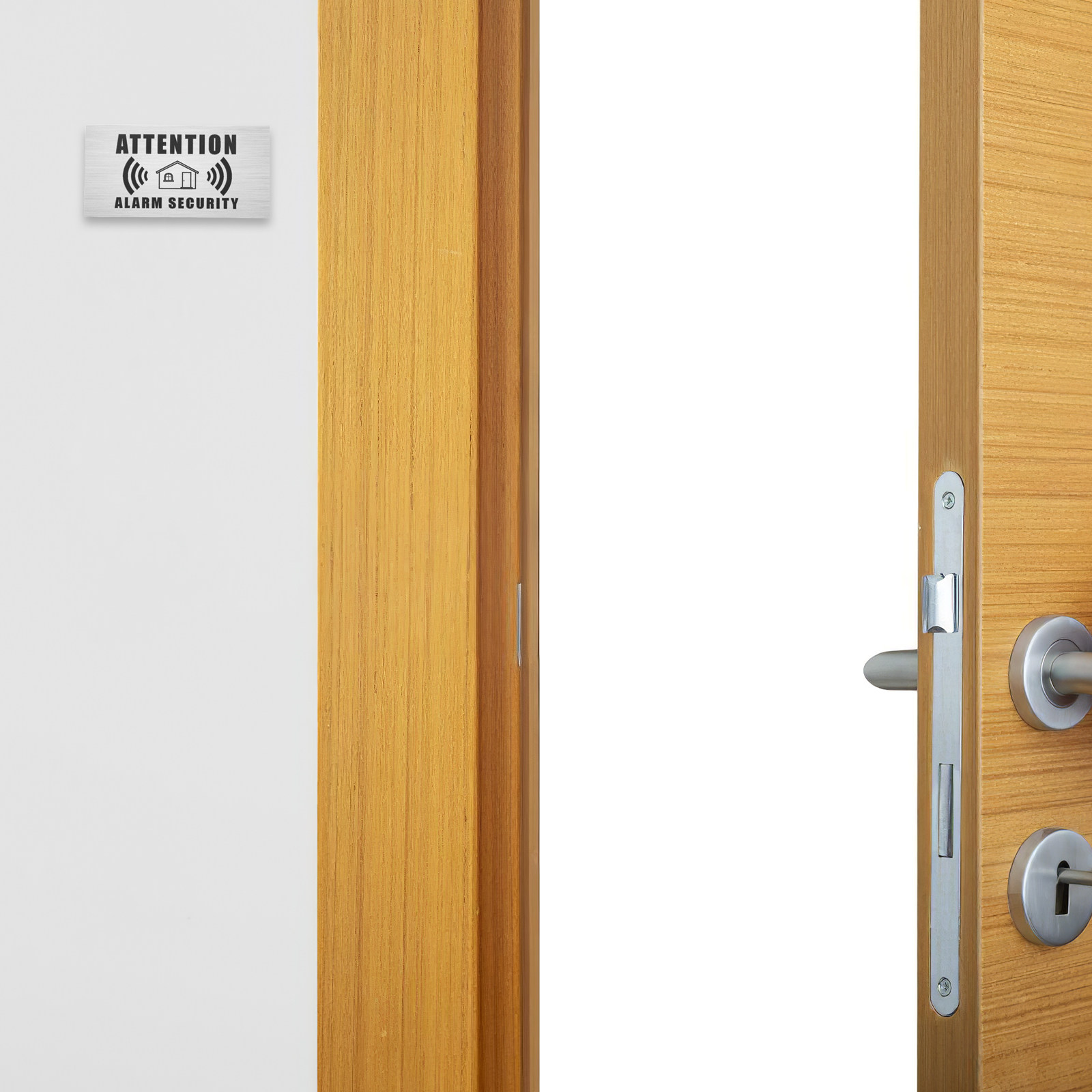 Home Security For Apartments - 4 Sheets Security Alarm Warning Stickers