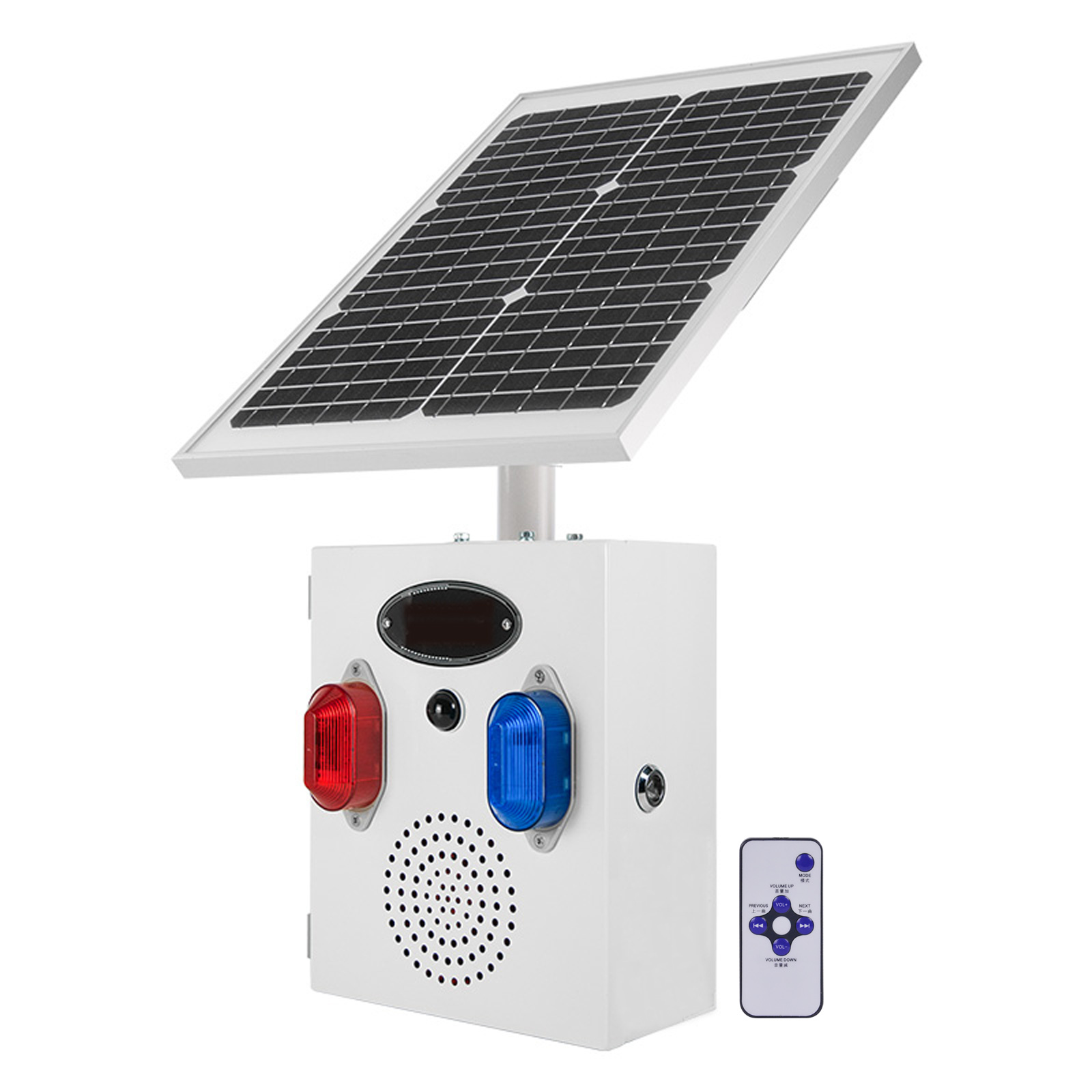 Alarm Siren Outdoor - YASONG Outdoor Solar Motion Sensor Detector