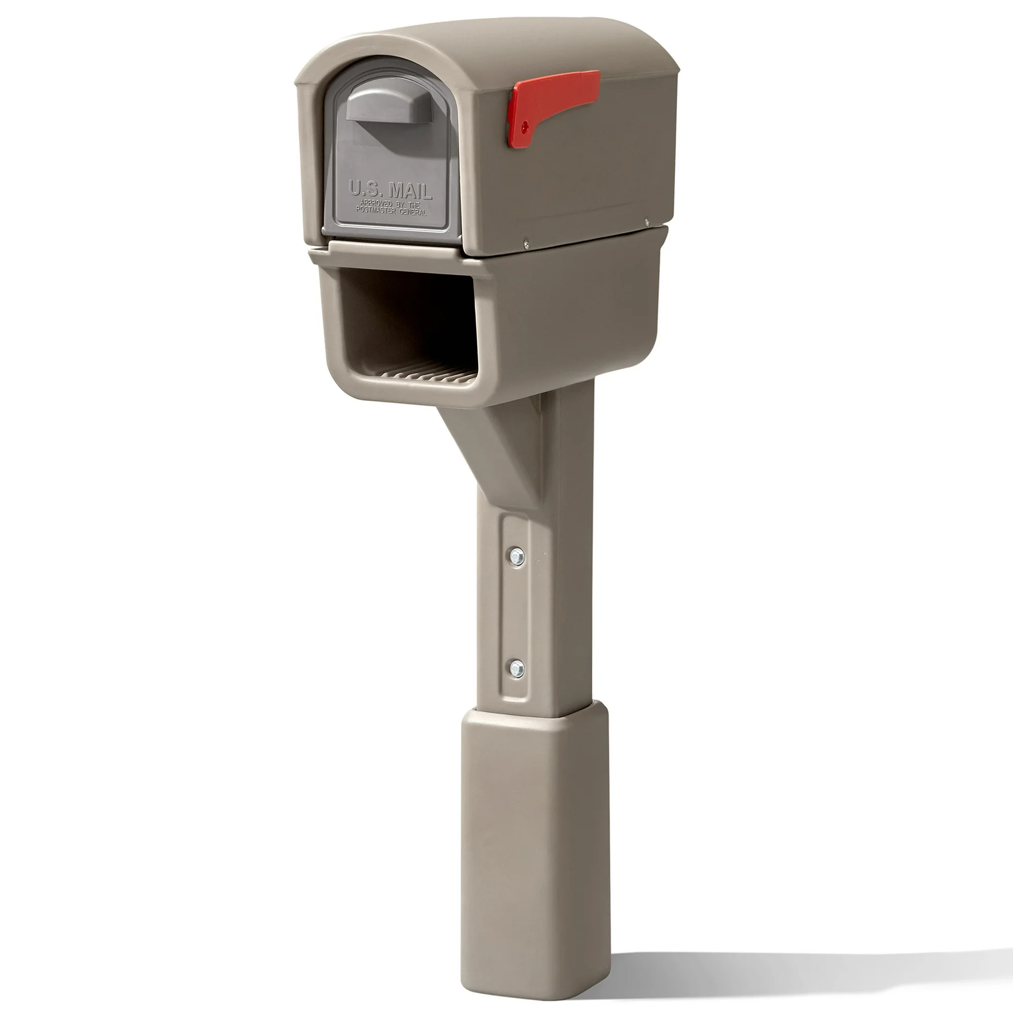 Home Security Letters - Express Plus Plastic Mailbox with Mocha