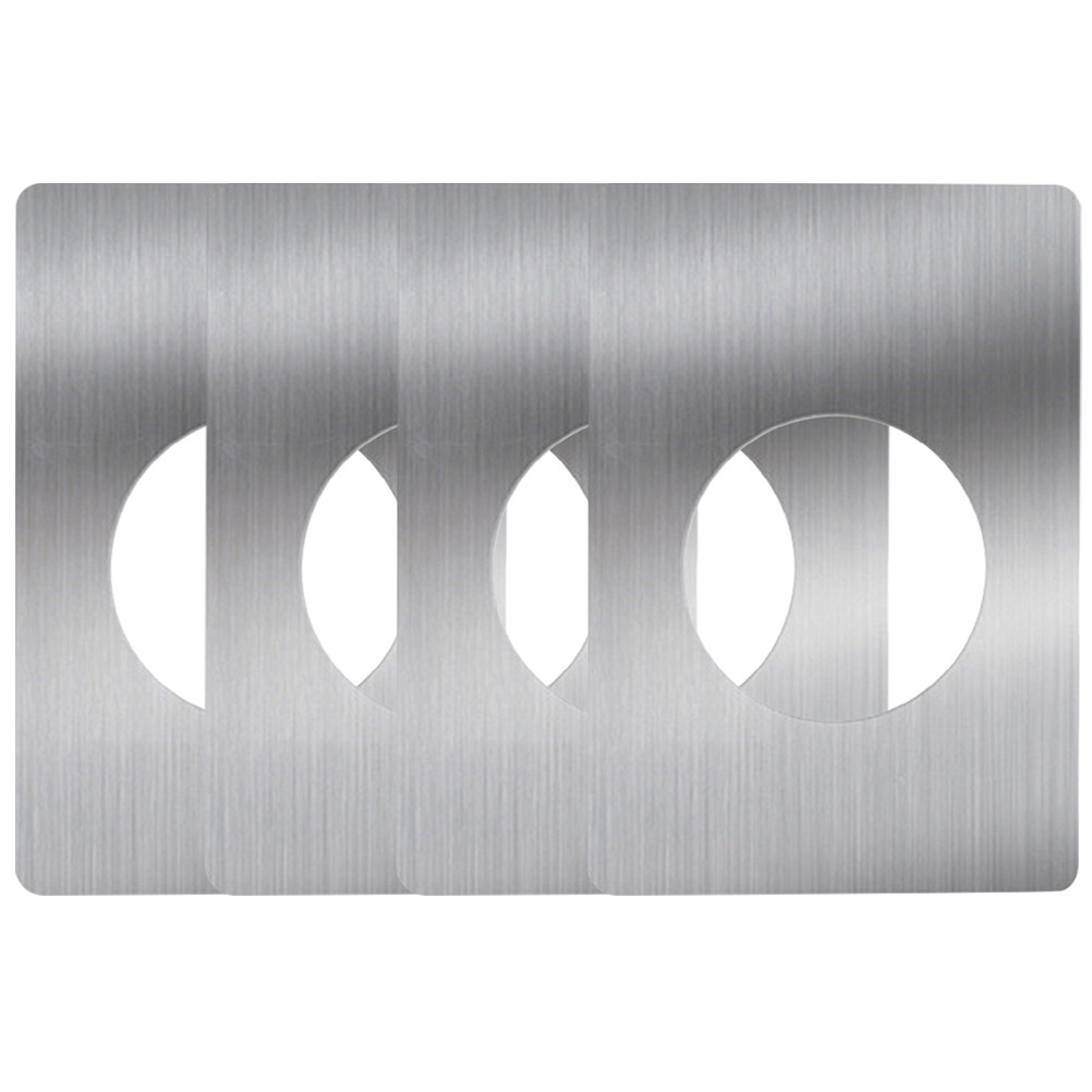 Door Reinforcer Kit - 4Pcs Door Reinforcement Plates Stainless Steel