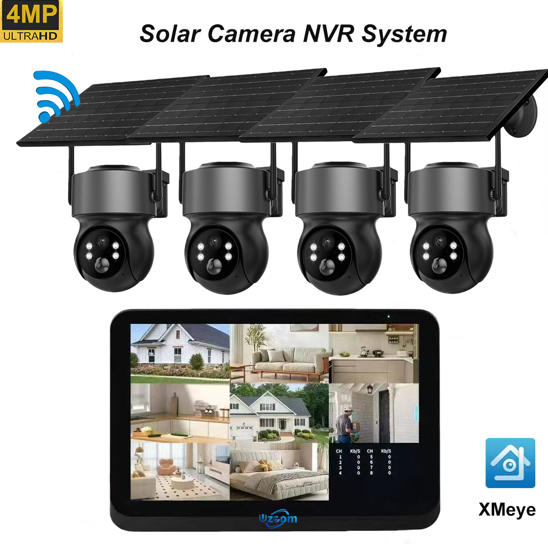 Home Security Video Systems - Uzoom 8CH NVR Wireless Security System