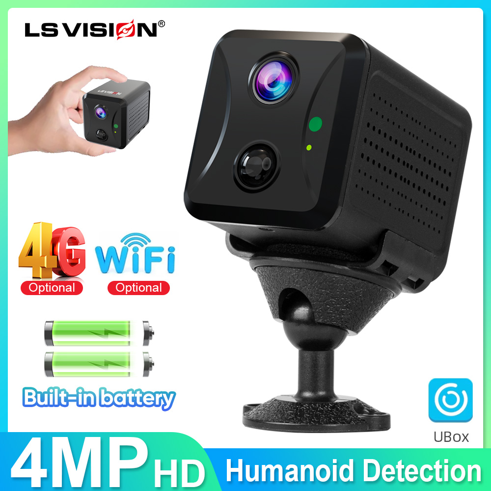 Home Security Hidden Cameras - LS VISION Mini Camera 4g Sim