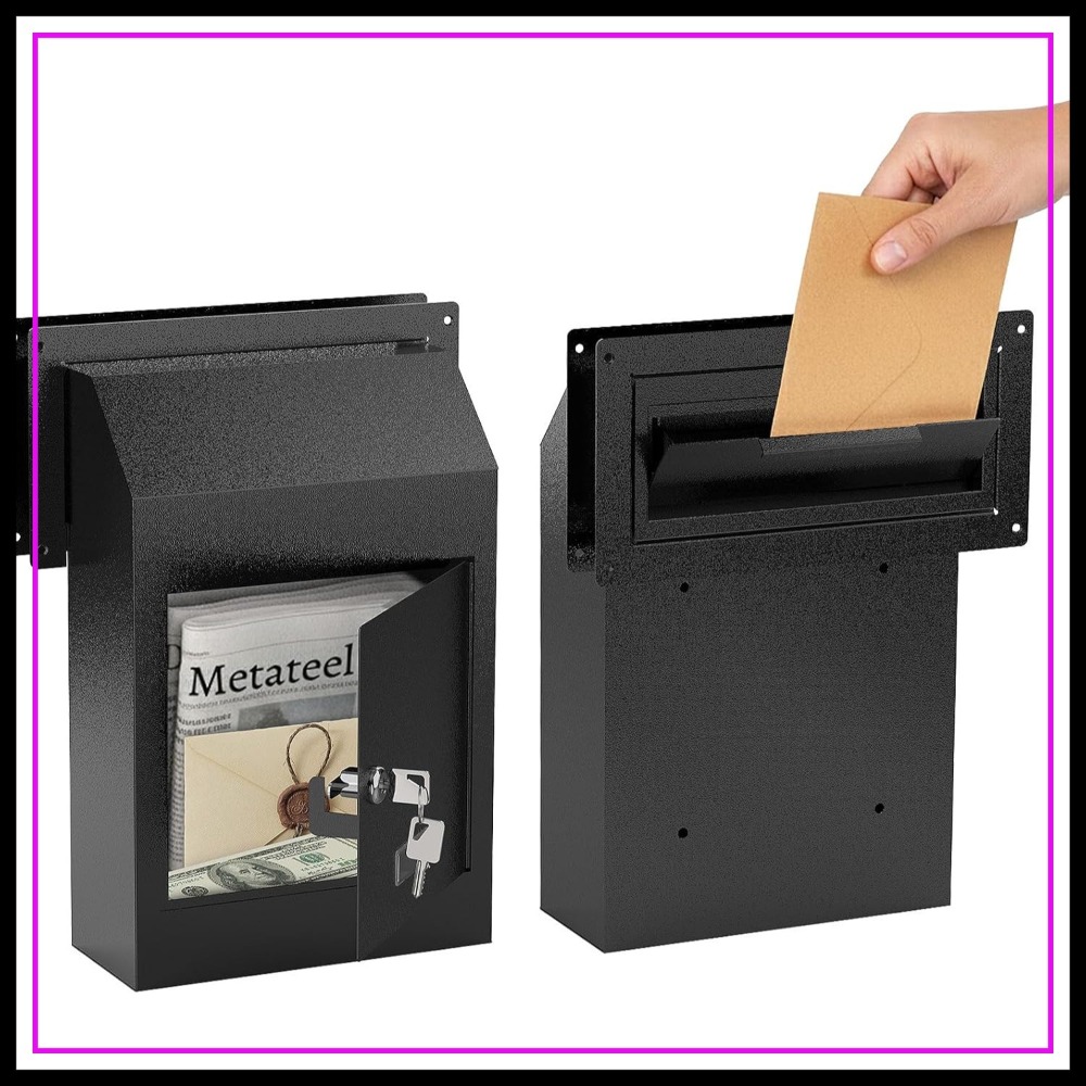 Home Security Letters - Through-The-Door Drop Box – Secure Mailbox