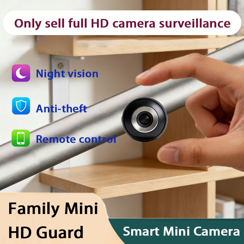 Home Security Hidden Cameras - Mini Portable Hd Camera with Built-In