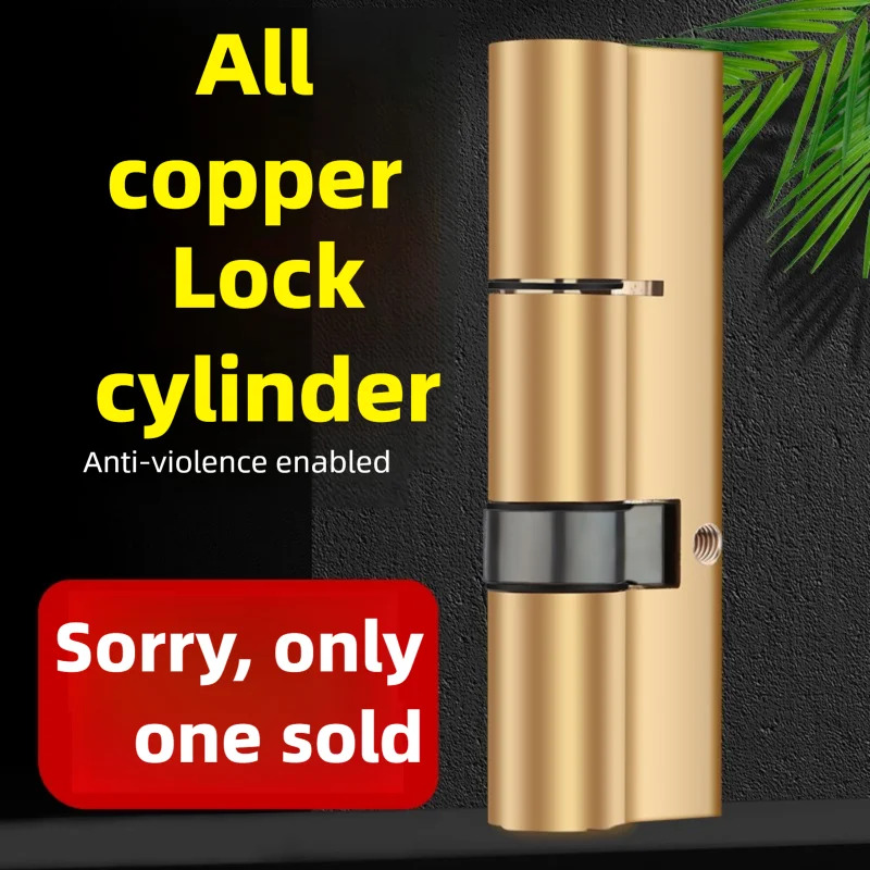 Home Security Lock System - Adjustable Extended Core Brass Door Lock
