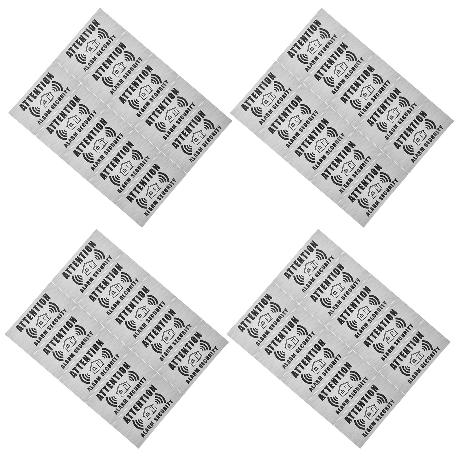 4 Sheets Security Alarm Warnin - Home Security For Apartments incelemesi ve fiyatı