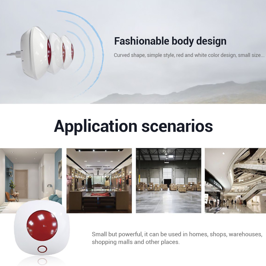 KERUI 110db Loud Alarm Siren S - Home Security Siren incelemesi ve fiyatı