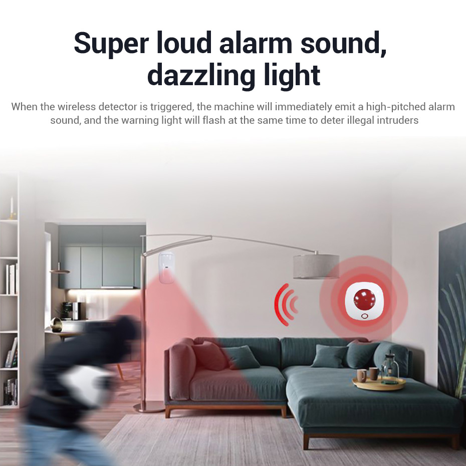 KERUI 110db Loud Alarm Siren S - Home Security Siren incelemesi ve fiyatı