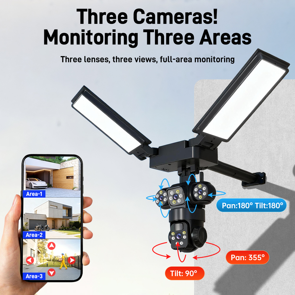 4G/LTE 3 Lens 3 Screen Solar C - Alarm Siren Outdoor incelemesi ve fiyatı