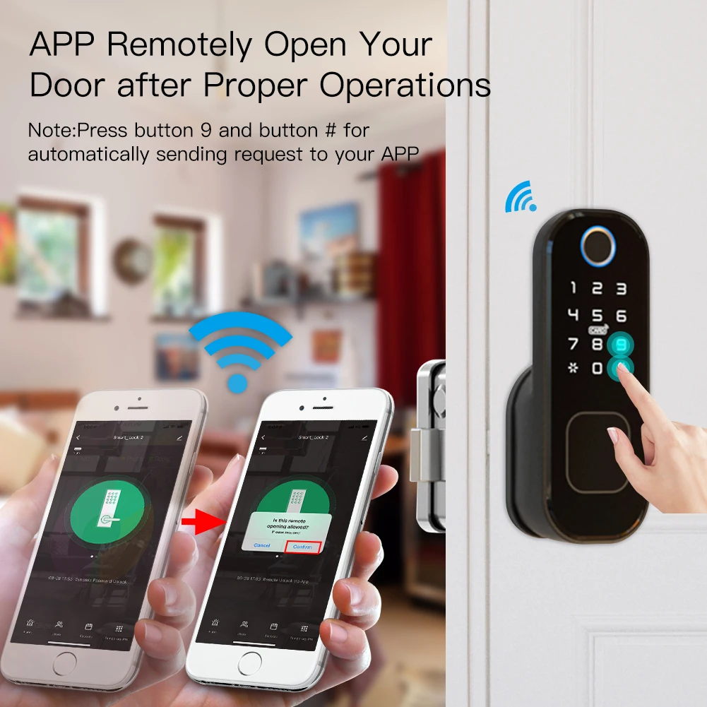 MOES WiFi Tuya Smart Lock Door - Home Security Group incelemesi ve fiyatı