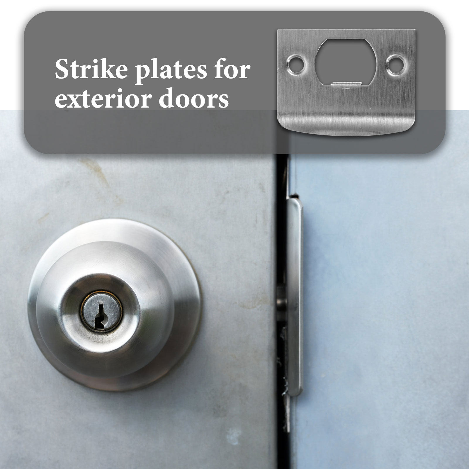 4Sets Door Strike Plate Stainl - Door Reinforcer Kit incelemesi ve fiyatı