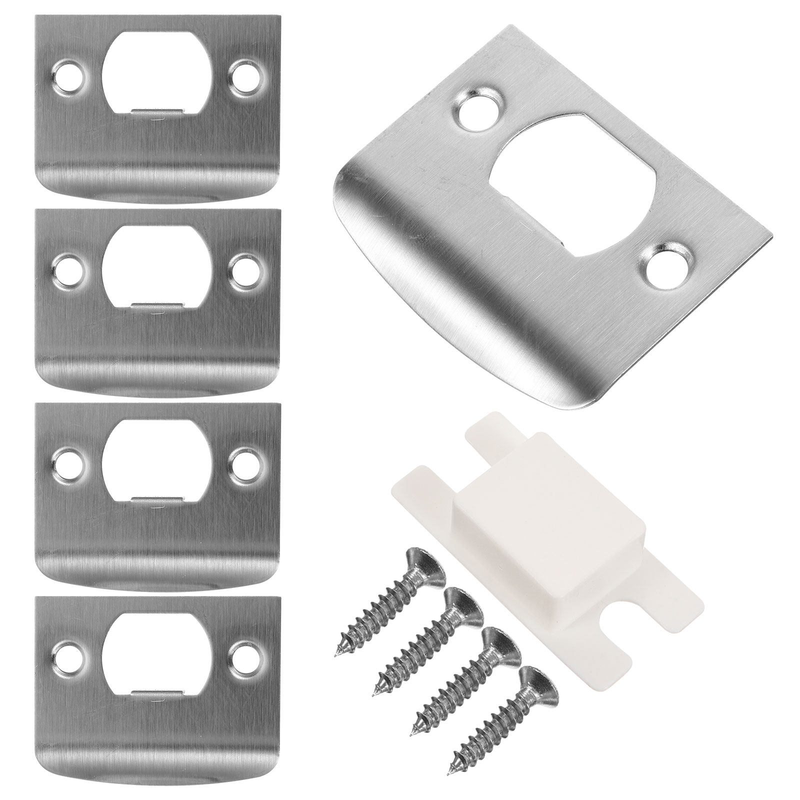 4Sets Door Strike Plate Stainl - Door Reinforcer Kit incelemesi ve fiyatı