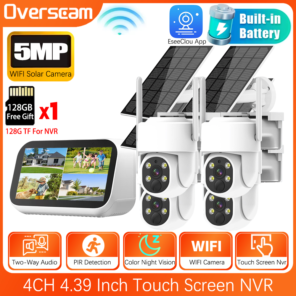 Mini 4CH 4.39 Inch NVR 5MP Wif - Alarm Siren Outdoor incelemesi ve fiyatı