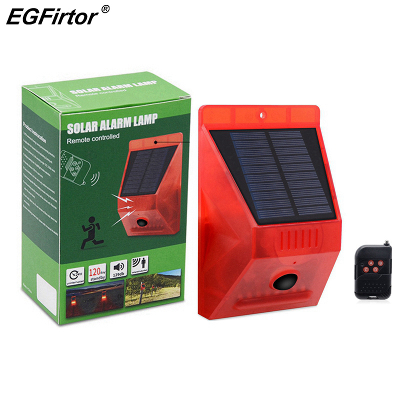 Solar Alarm Lamp Remote Contro - Alarm Siren Outdoor incelemesi ve fiyatı