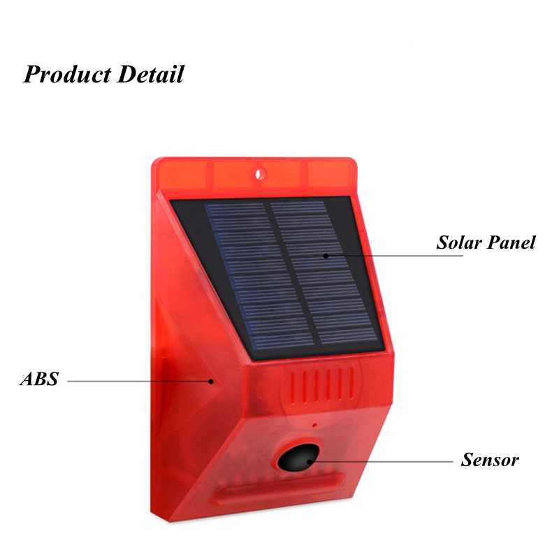 Solar Alarm Lamp Remote Contro - Alarm Siren Outdoor incelemesi ve fiyatı
