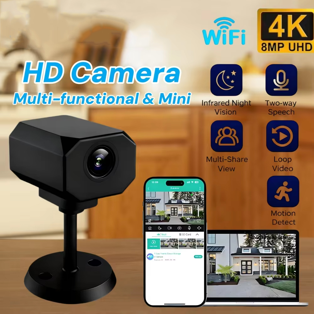 4K HD WiFi Security Camera for - Home Security For Apartments incelemesi ve fiyatı