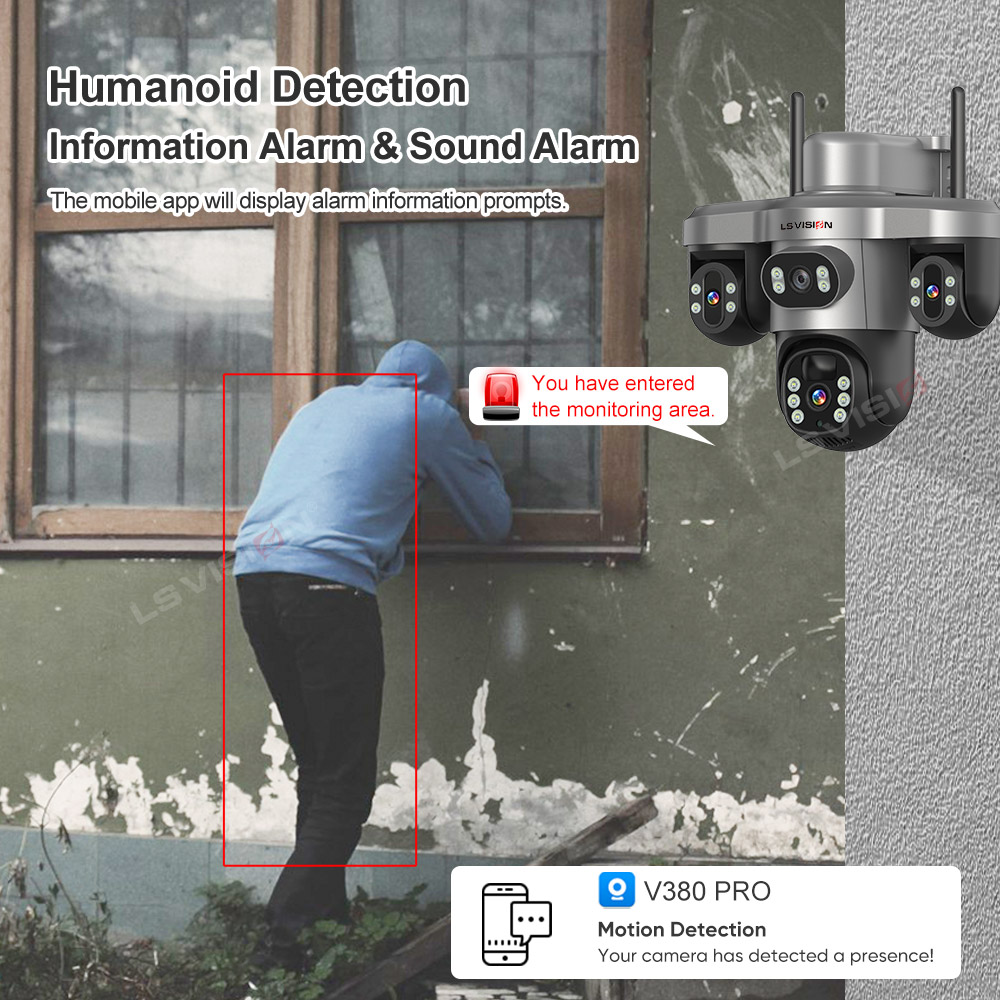 LS VISION Multiple Lens 3 Scre - Alarm Siren Outdoor incelemesi ve fiyatı
