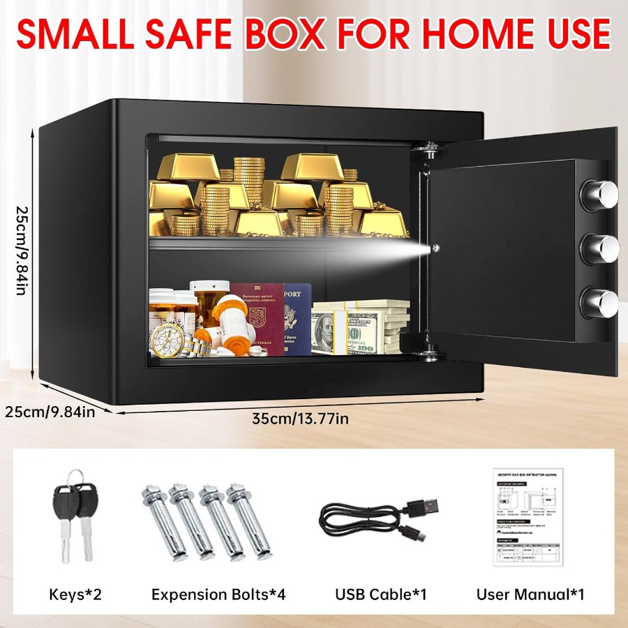1.3 Cub Small Safes for Home A - Home Security Lock System incelemesi ve fiyatı