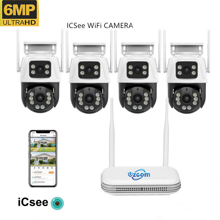 8CH 6MP Outdoor IP Camera Wifi - Home Security Video Systems incelemesi ve fiyatı