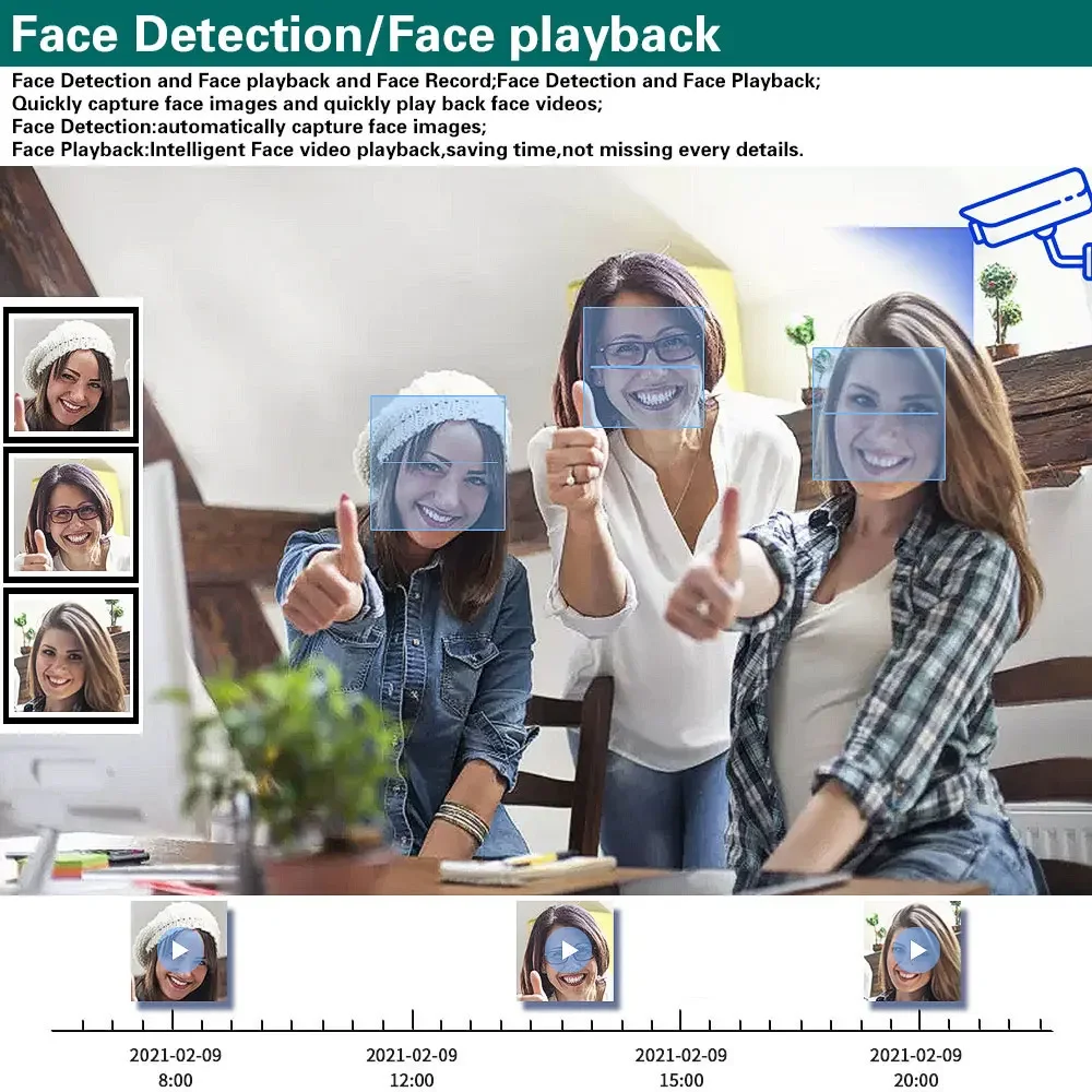 Home Security 8MP H.265+ 4CH 4 - Home Security Video Systems incelemesi ve fiyatı