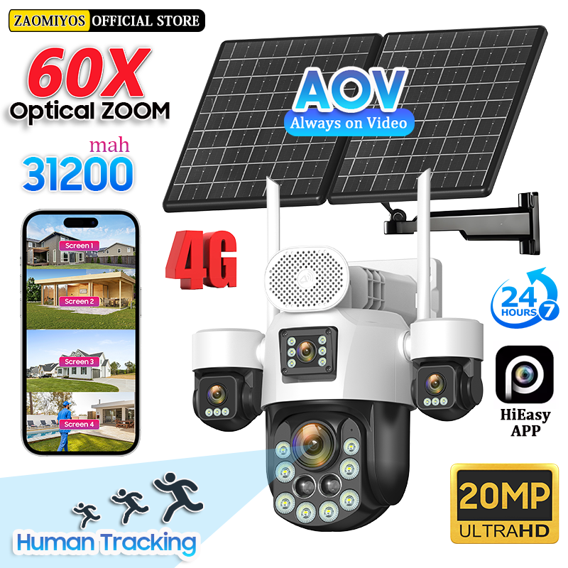 4 Lens Outdoor 360° Surveillan - Home Security For Apartments incelemesi ve fiyatı