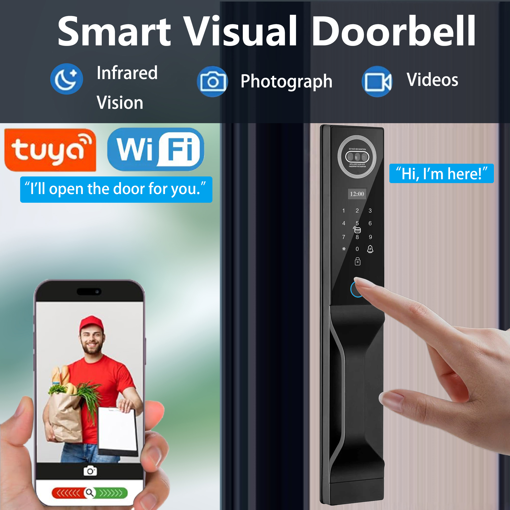 Fully Automatic Smart Door Loc - Home Security Lock System incelemesi ve fiyatı