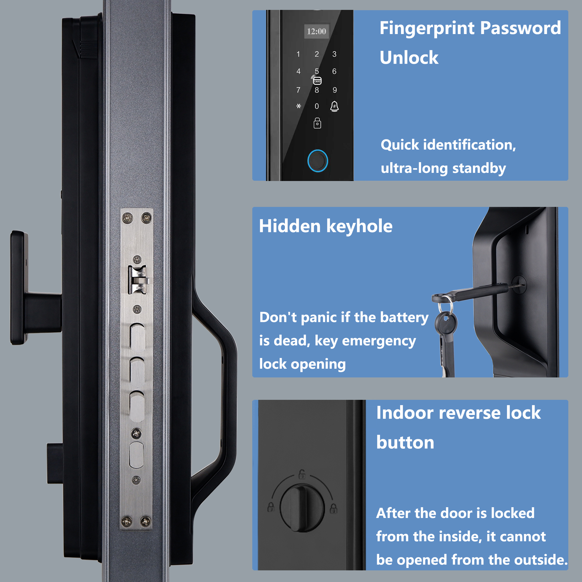 Fully Automatic Smart Door Loc - Home Security Lock System incelemesi ve fiyatı