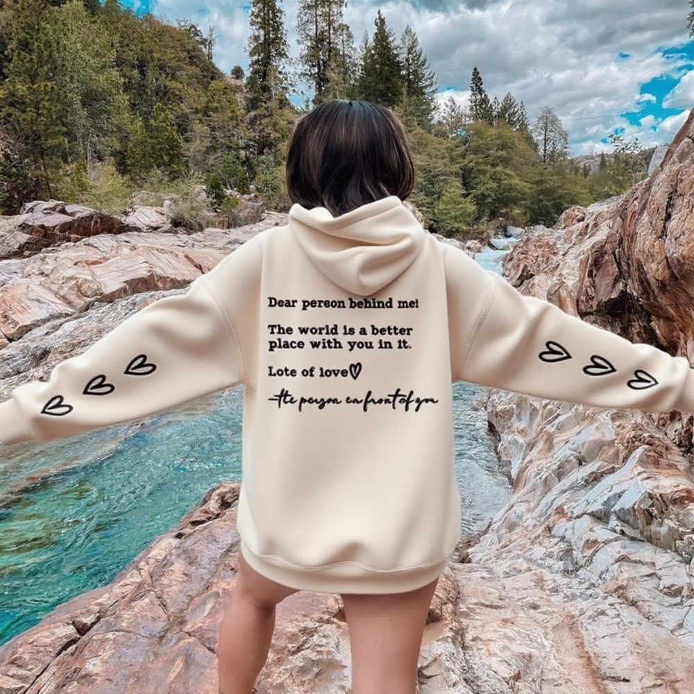 Dear Person Behind Me Hoodie B - Home Security Companies Near Me incelemesi ve fiyatı