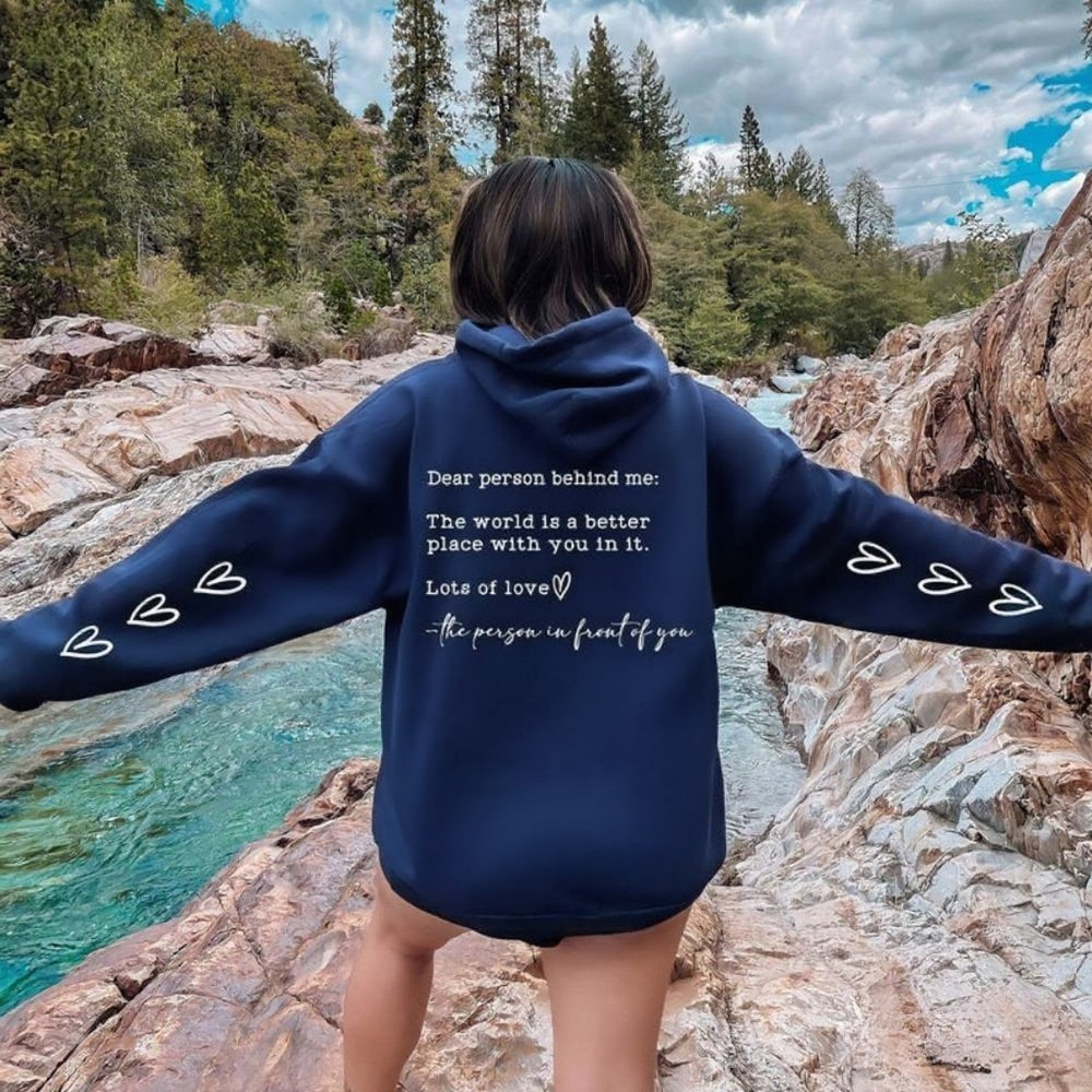 Dear Person Behind Me Hoodie B - Home Security Companies Near Me incelemesi ve fiyatı