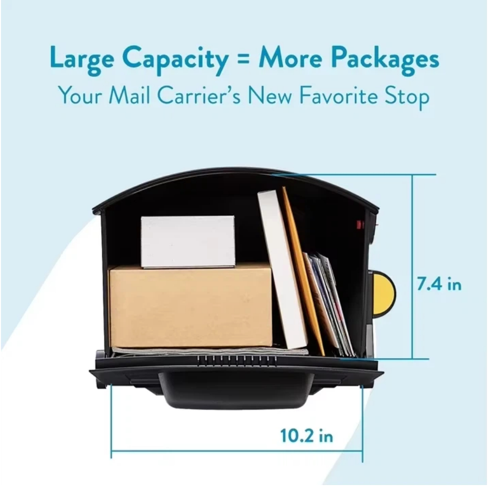 Patriot Large Post-Mount Mailb - Home Security Letters incelemesi ve fiyatı