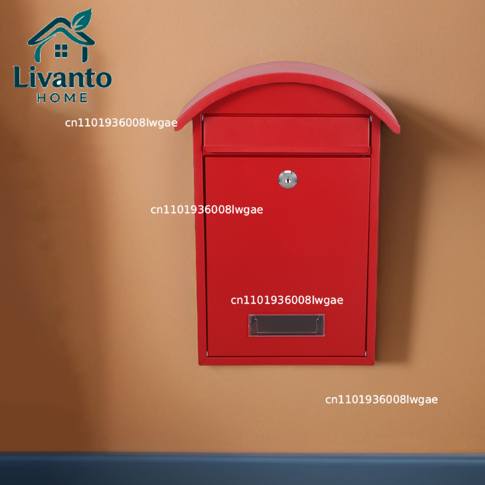 Wall Mailbox Lockable Red 14 X - Home Security Letters incelemesi ve fiyatı