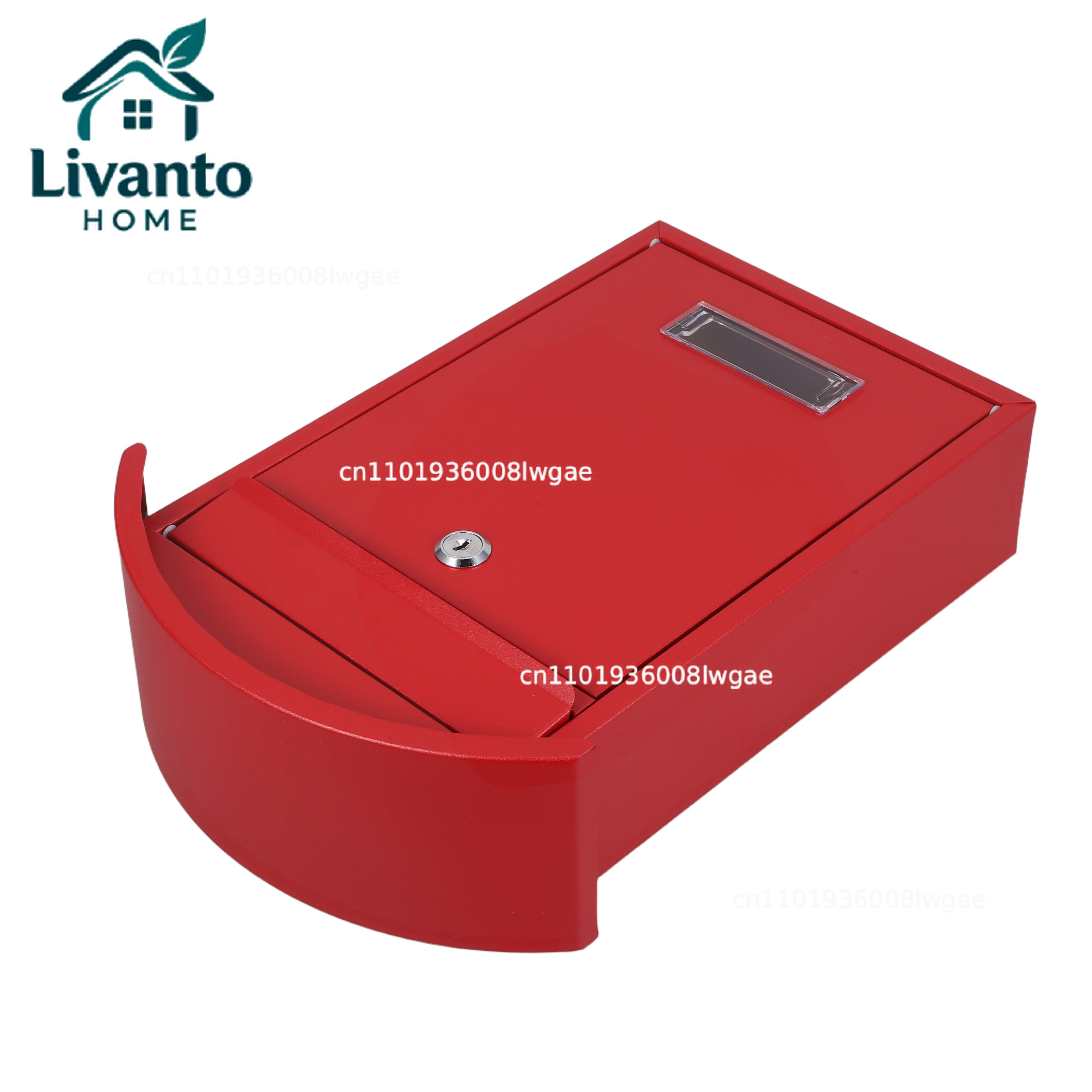 Wall Mailbox Lockable Red 14 X - Home Security Letters incelemesi ve fiyatı