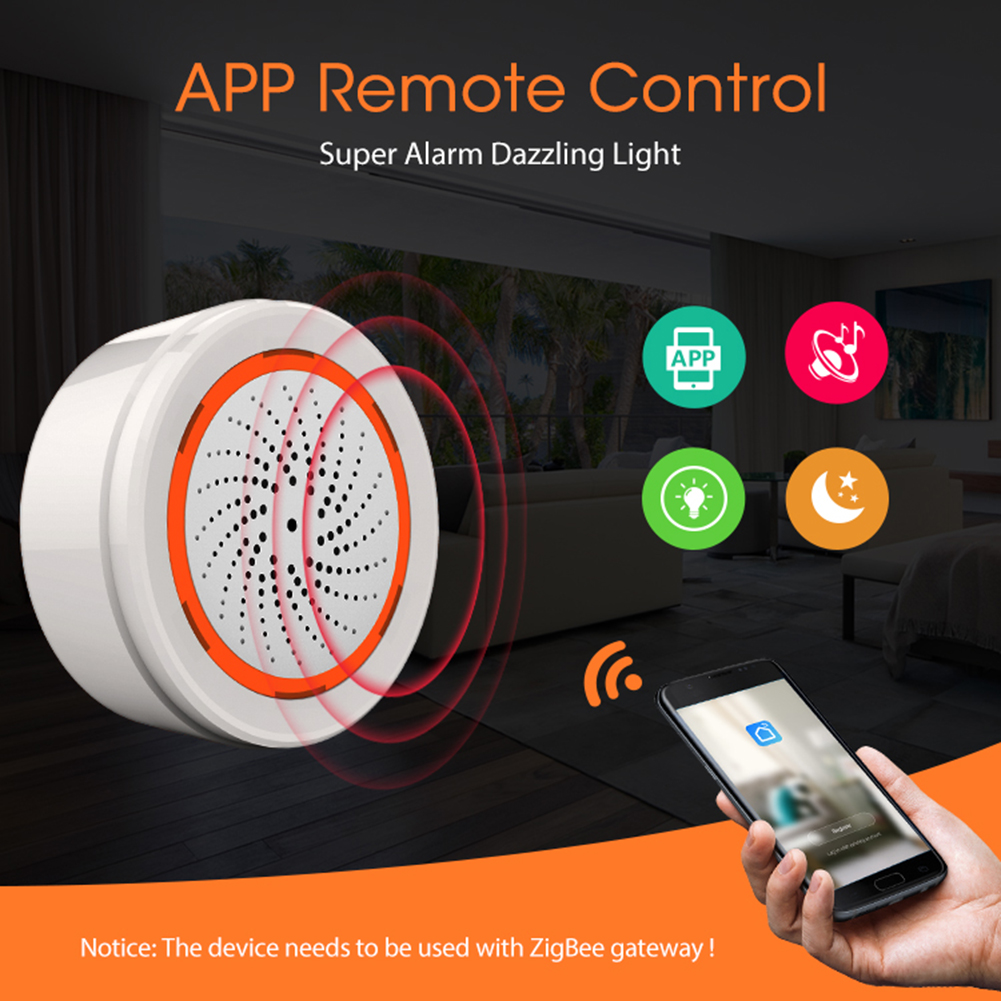 Smart Siren Alarm Tuya Zigbee  - Home Security Siren incelemesi ve fiyatı