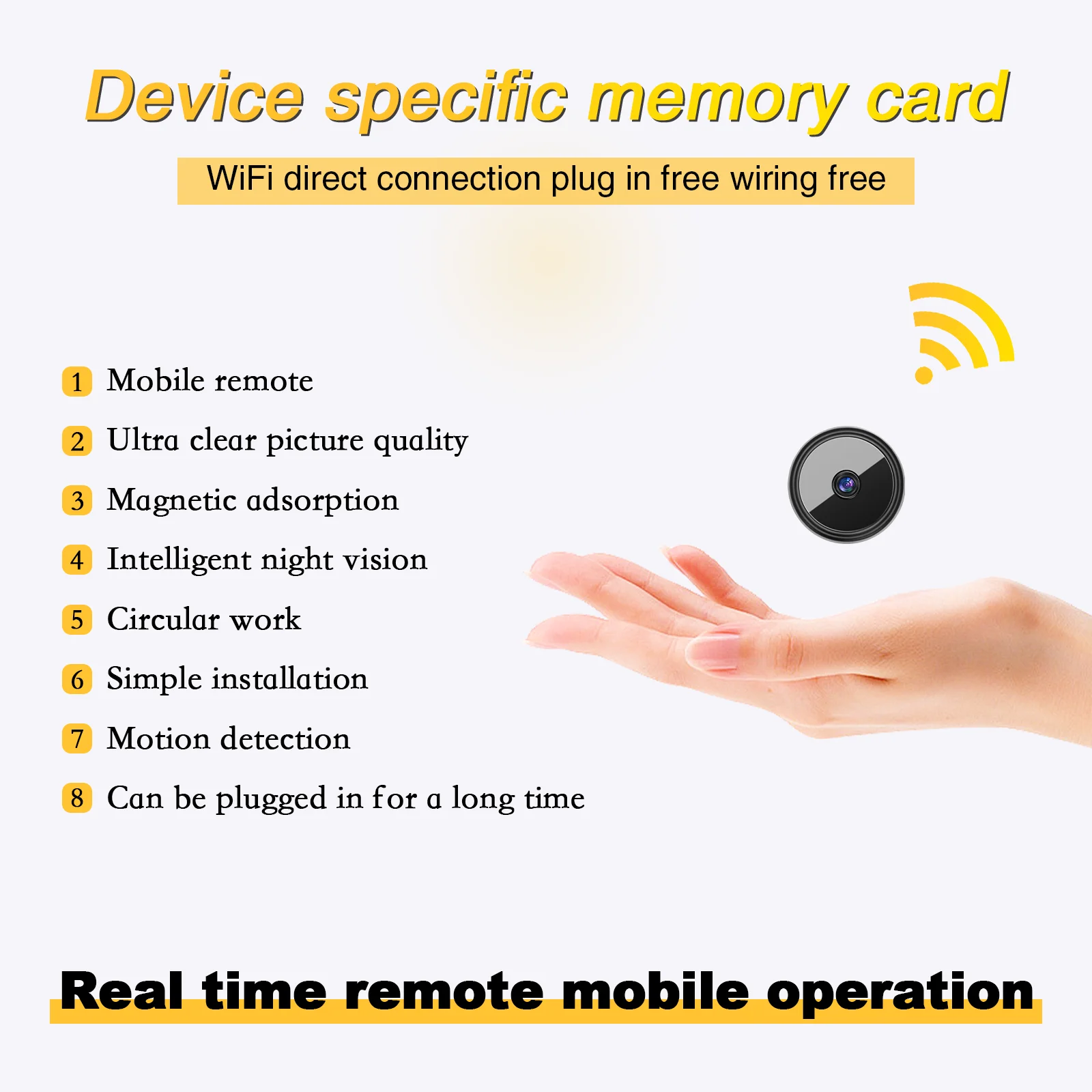 A6 0.9-inch Hidden Mini Spy Ca - Home Security Hidden Cameras incelemesi ve fiyatı