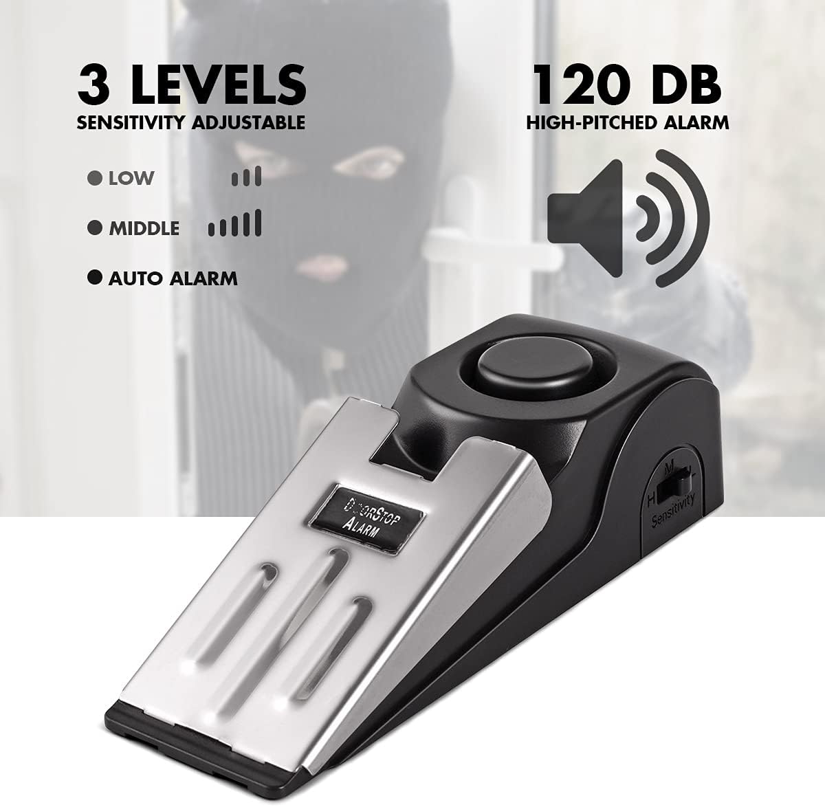 Door Stop Alarm, Door Stopper  - Home Security For Apartments incelemesi ve fiyatı