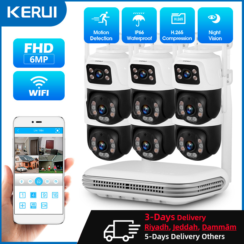 KERUI Waterproof 6MP HD Wirele - Home Security Video Systems incelemesi ve fiyatı
