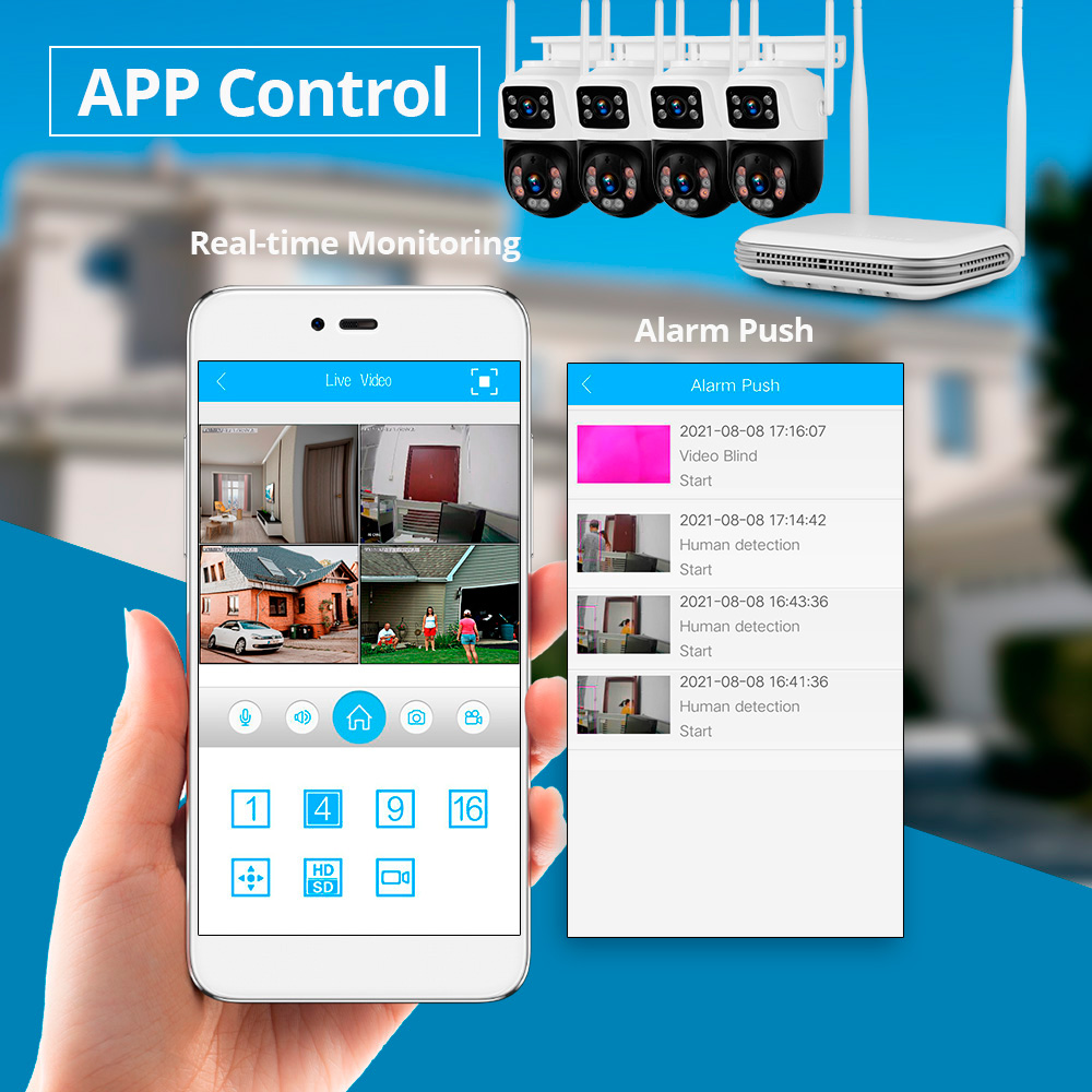 KERUI Waterproof 6MP HD Wirele - Home Security Video Systems incelemesi ve fiyatı