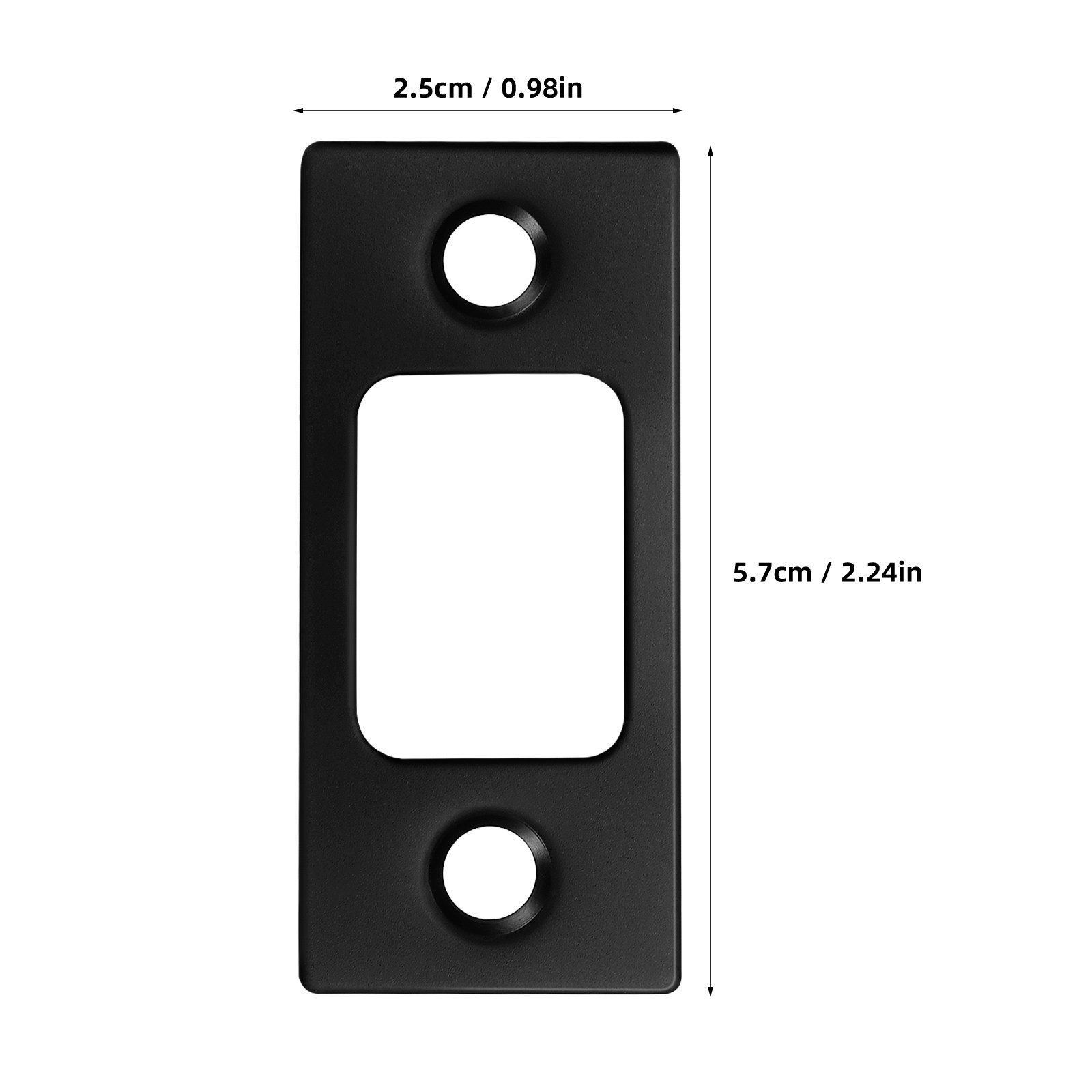 1Set Black Stainless Steel Str - Door Reinforcer Kit incelemesi ve fiyatı