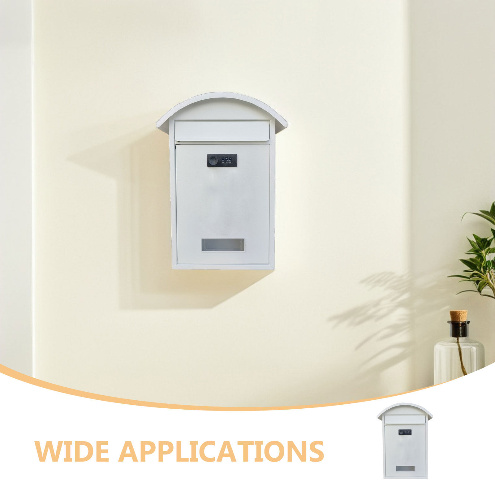 Locking Wall Mounted Mailbox P - Home Security Letters incelemesi ve fiyatı