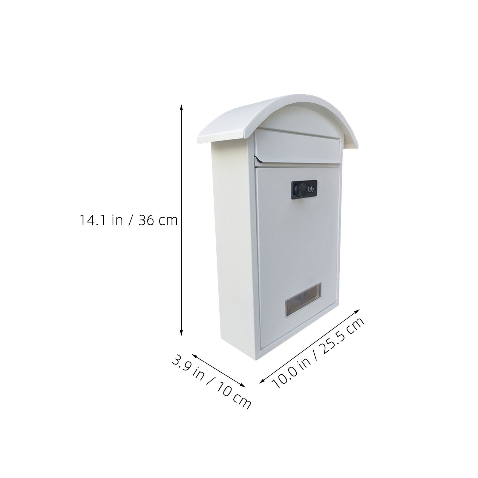 Locking Wall Mounted Mailbox P - Home Security Letters incelemesi ve fiyatı