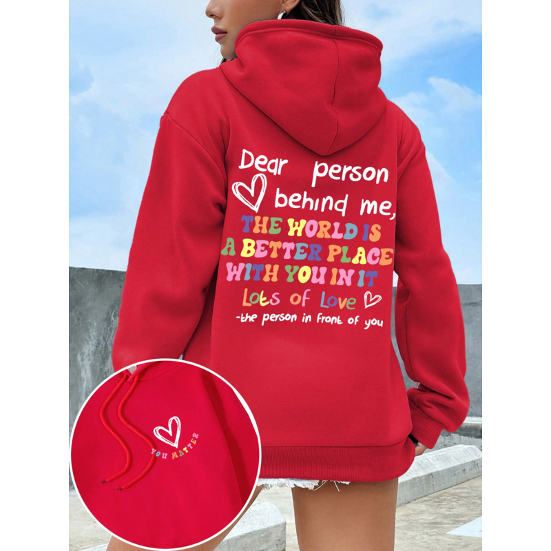 Dear Person Behind Me Hoodie W - Home Security Companies Near Me incelemesi ve fiyatı