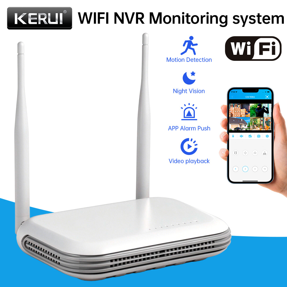 KERUI Mini Network WIFI 8CH NV - Home Security Indoor Cameras incelemesi ve fiyatı