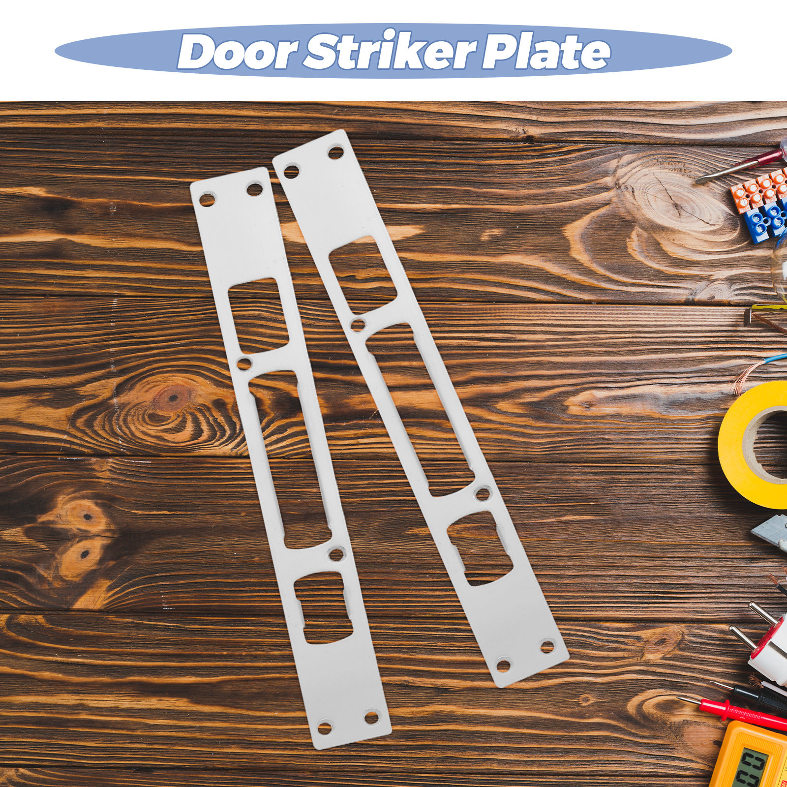 2Pcs Heavy Duty Stainless Stee - Door Reinforcer Kit incelemesi ve fiyatı