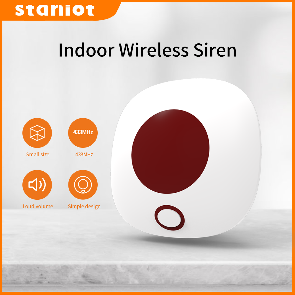 Staniot Indoor Wireless Siren  - Home Security Siren incelemesi ve fiyatı