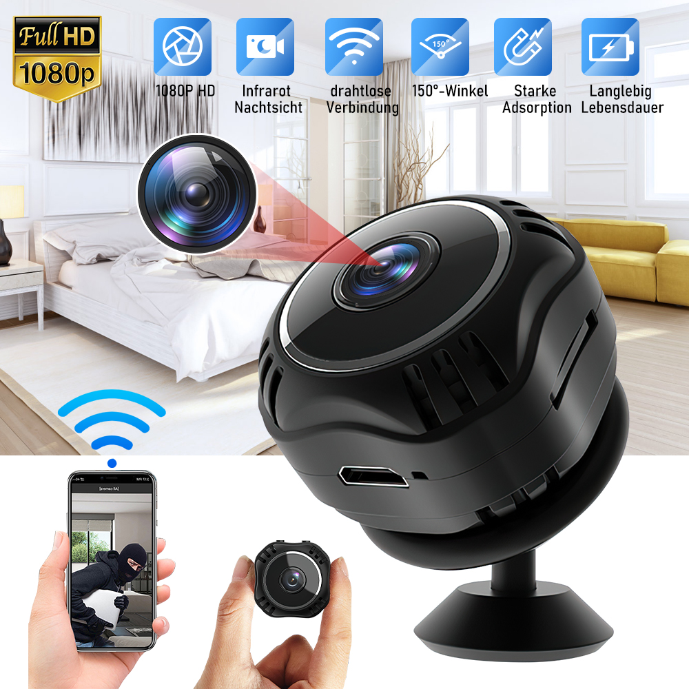 Mini Camera WiFi HD 1080P IP N - Home Security Hidden Cameras incelemesi ve fiyatı