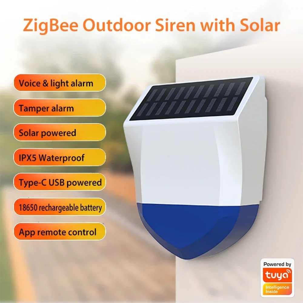 Tuya Smart Zigbee/Wifi Siren A - Alarm Siren Outdoor incelemesi ve fiyatı