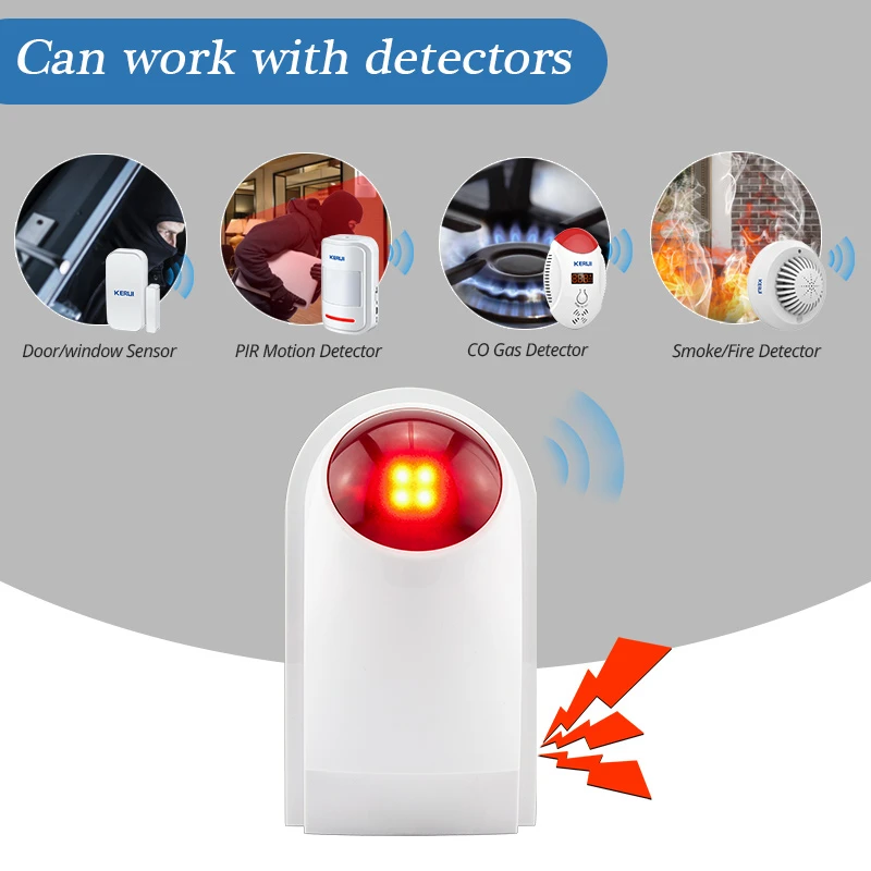 Flash Alarm Wireless Outdoor S - Alarm Siren Outdoor incelemesi ve fiyatı