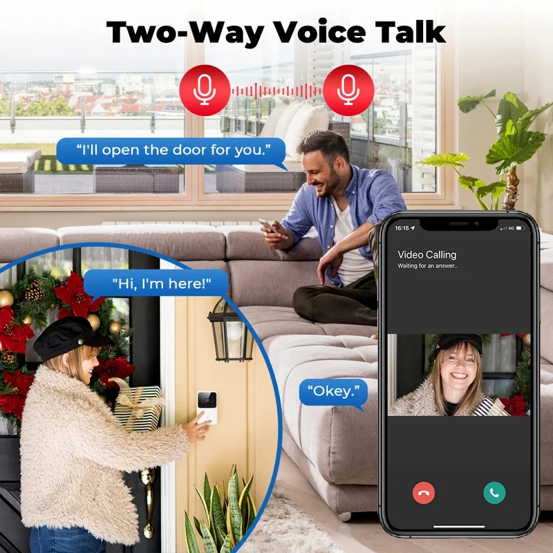 Smart Home WiFi Video Doorbell - Home Security Video Systems incelemesi ve fiyatı
