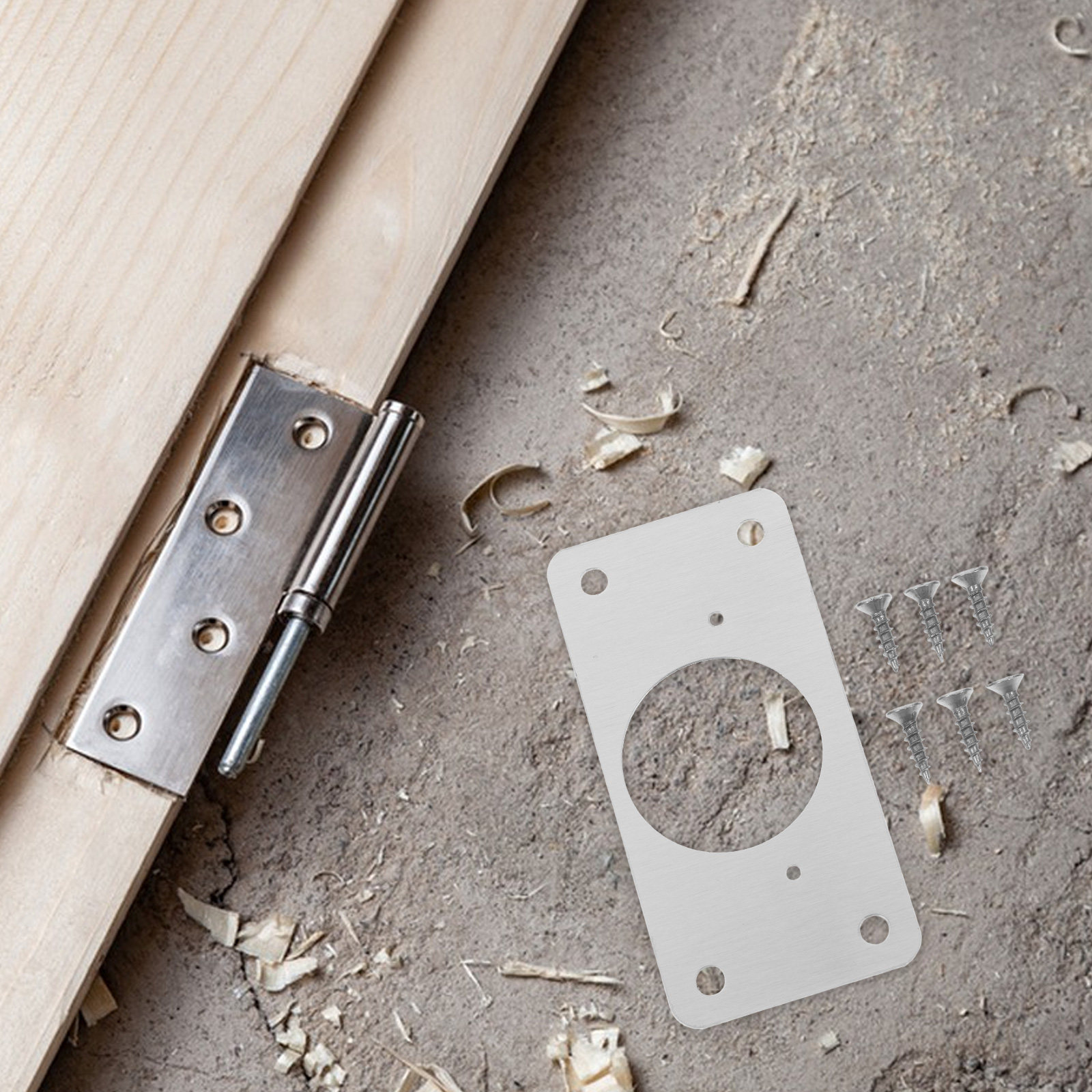 1Set Cabinet Door Hinge Repair - Door Reinforcer Kit incelemesi ve fiyatı