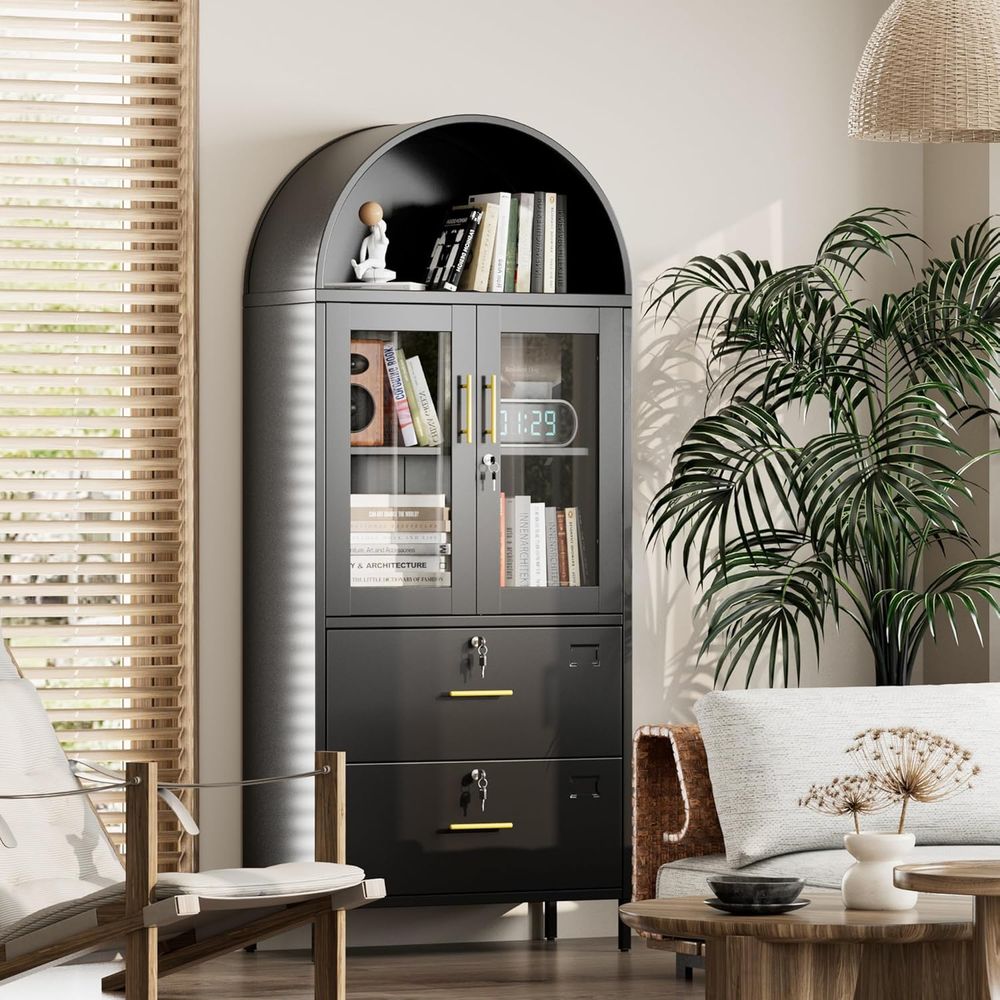 Secure Arched Metal Filing Cab - Home Security Letters incelemesi ve fiyatı